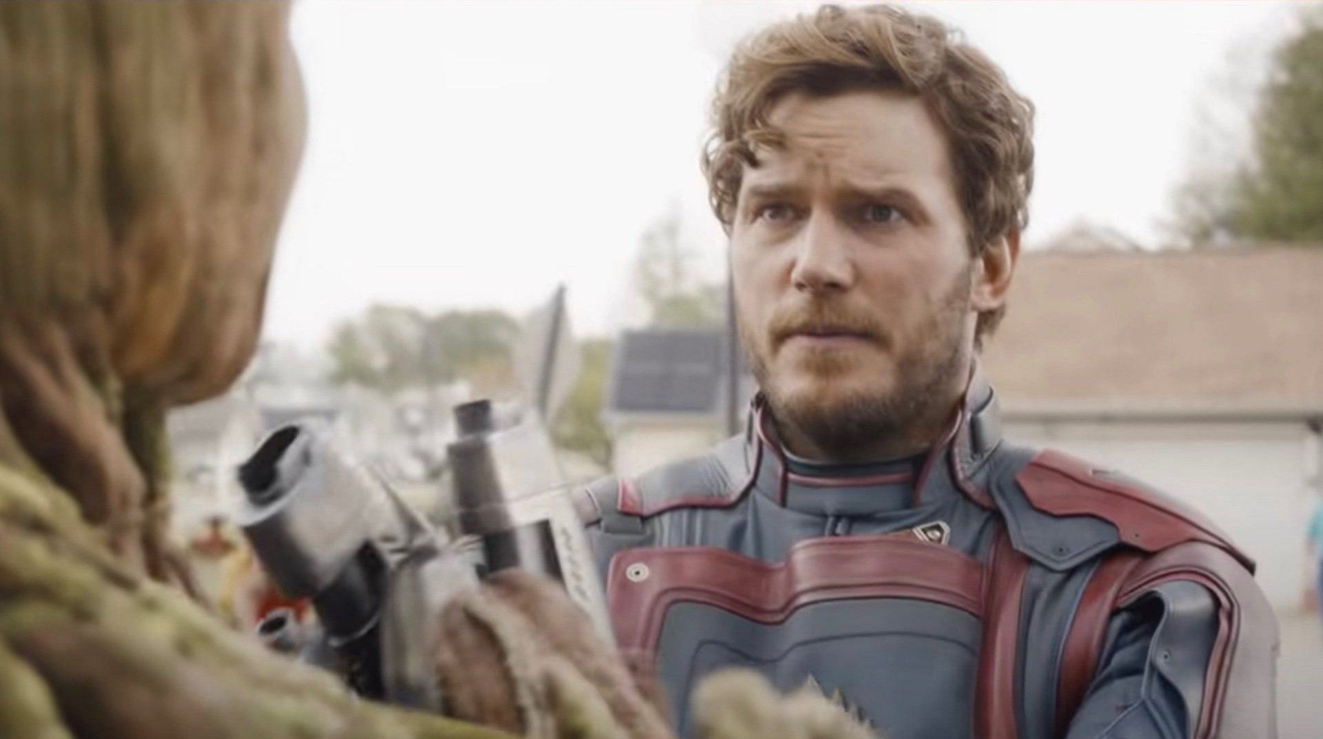 Chris Pratt&#039;s Star-Lord drops the first-ever F-bomb in a Marvel Studios project in Guardians 3, directed by James Gunn (Image via Marvel Studios)