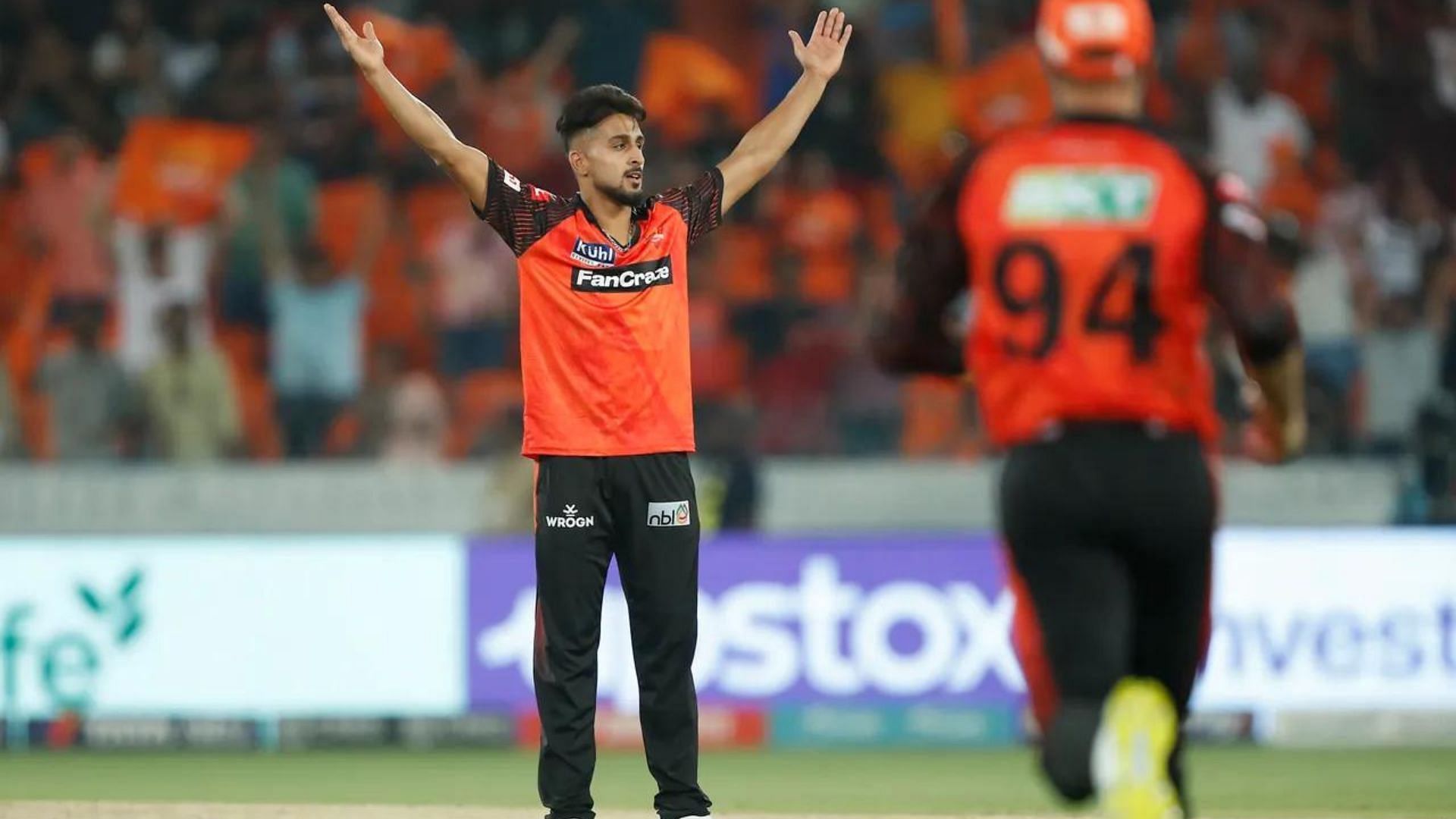 Umran Malik in action in IPL 2023 (P.C.:iplt20.com)