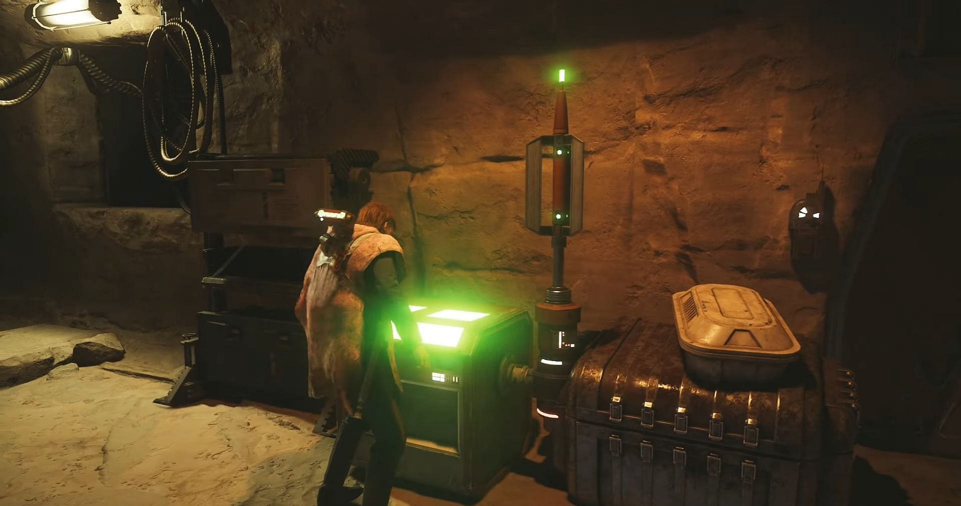 Scrapyard Grip location in The Archive, Arid Flats (Image via Respawn Entertainment/ WoW Quests YouTube)