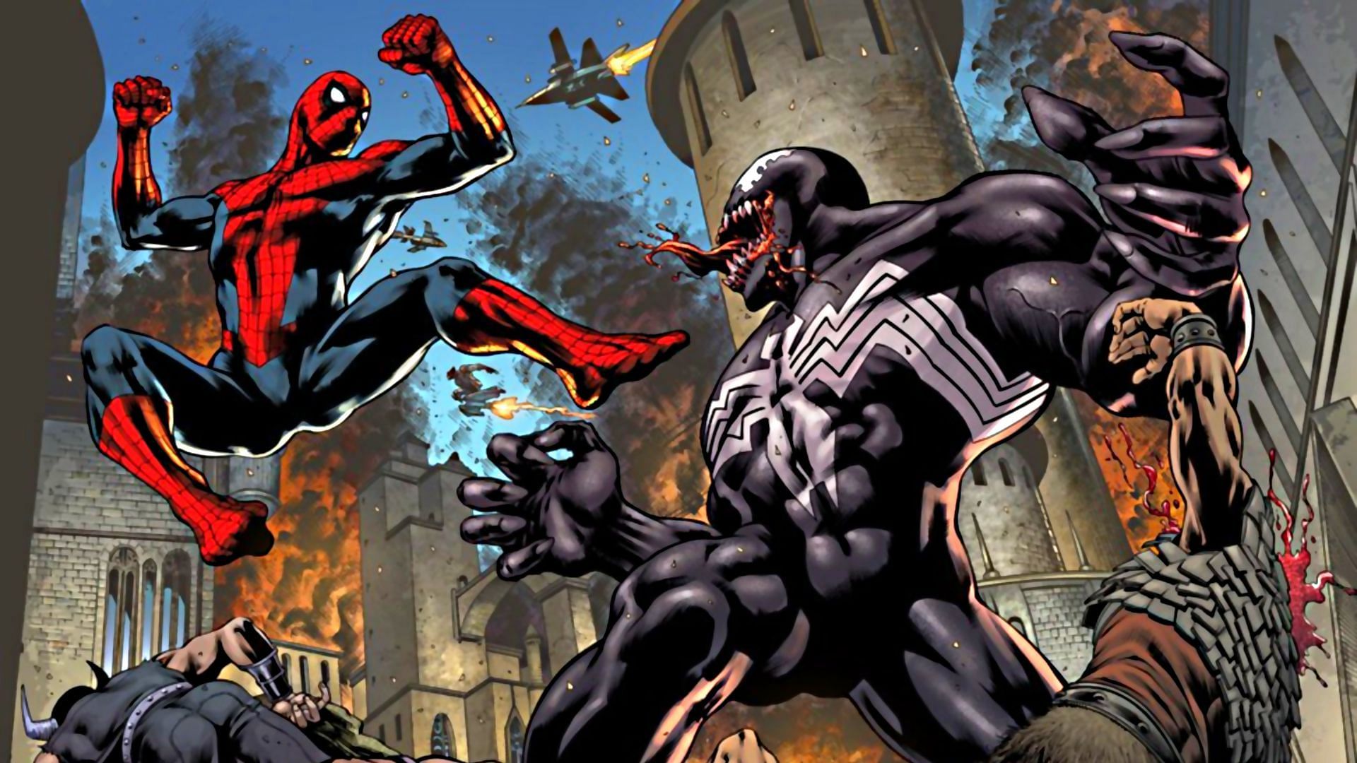 The clash between Spider-Man and Venom in The Amazing Spider-Man stands as one of the most legendary battles in Marvel Comics. (Image Via Marvel)