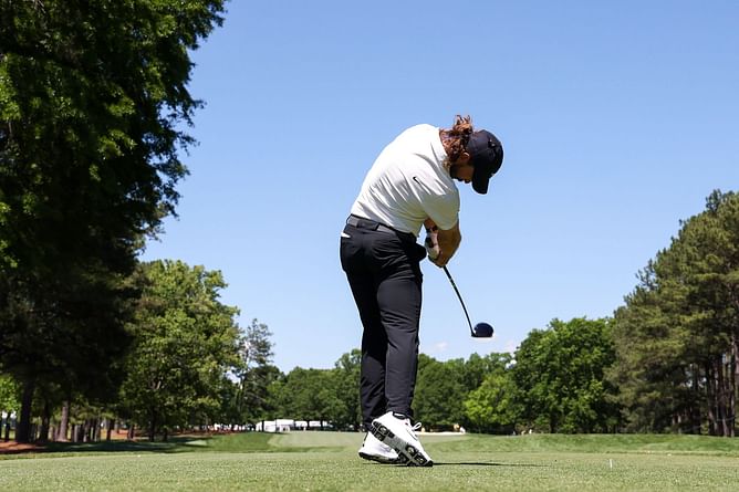“Slow down turbo” – Fans react to the 'solid' Tommy Fleetwood swing at the Wells Fargo Championship