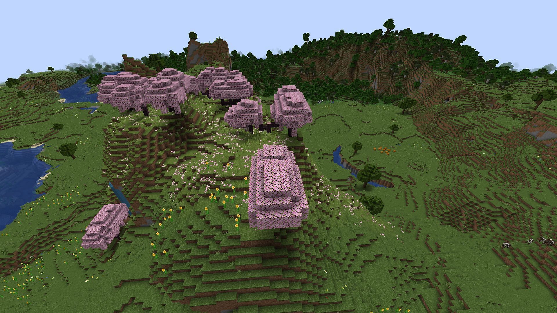 The right Minecraft seed should set players up for many adventures in the 1.20 update (Image via Mojang)