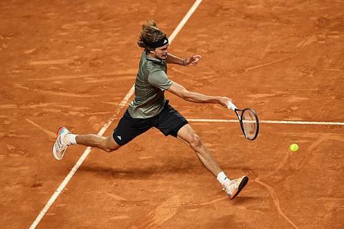 Zverev at the 2023 Italian Open.