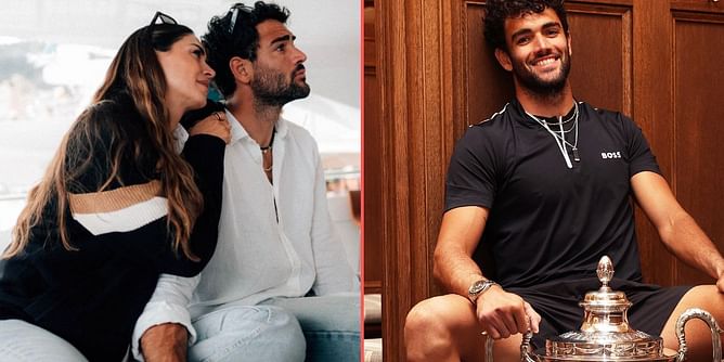 Matteo Berrettini and girlfriend Melissa Satta attend Monaco GP 2023