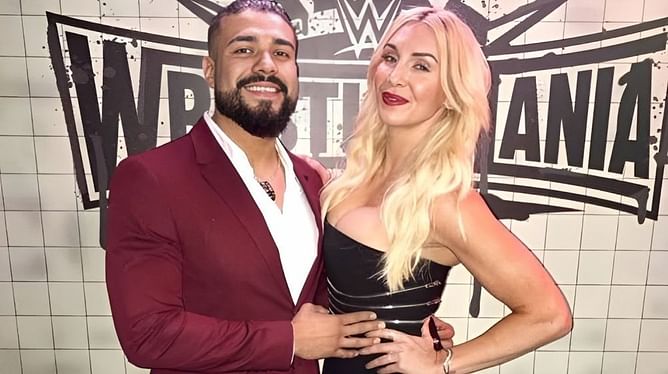 AEW star Andrade El Idolo shares a gym selfie with WWE Superstar Charlotte Flair