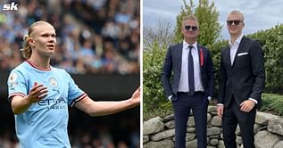 Erling Haaland's father denies claims that he threw peanuts at Real Madrid supporters in Man City's 1-1 draw against Los Blancos