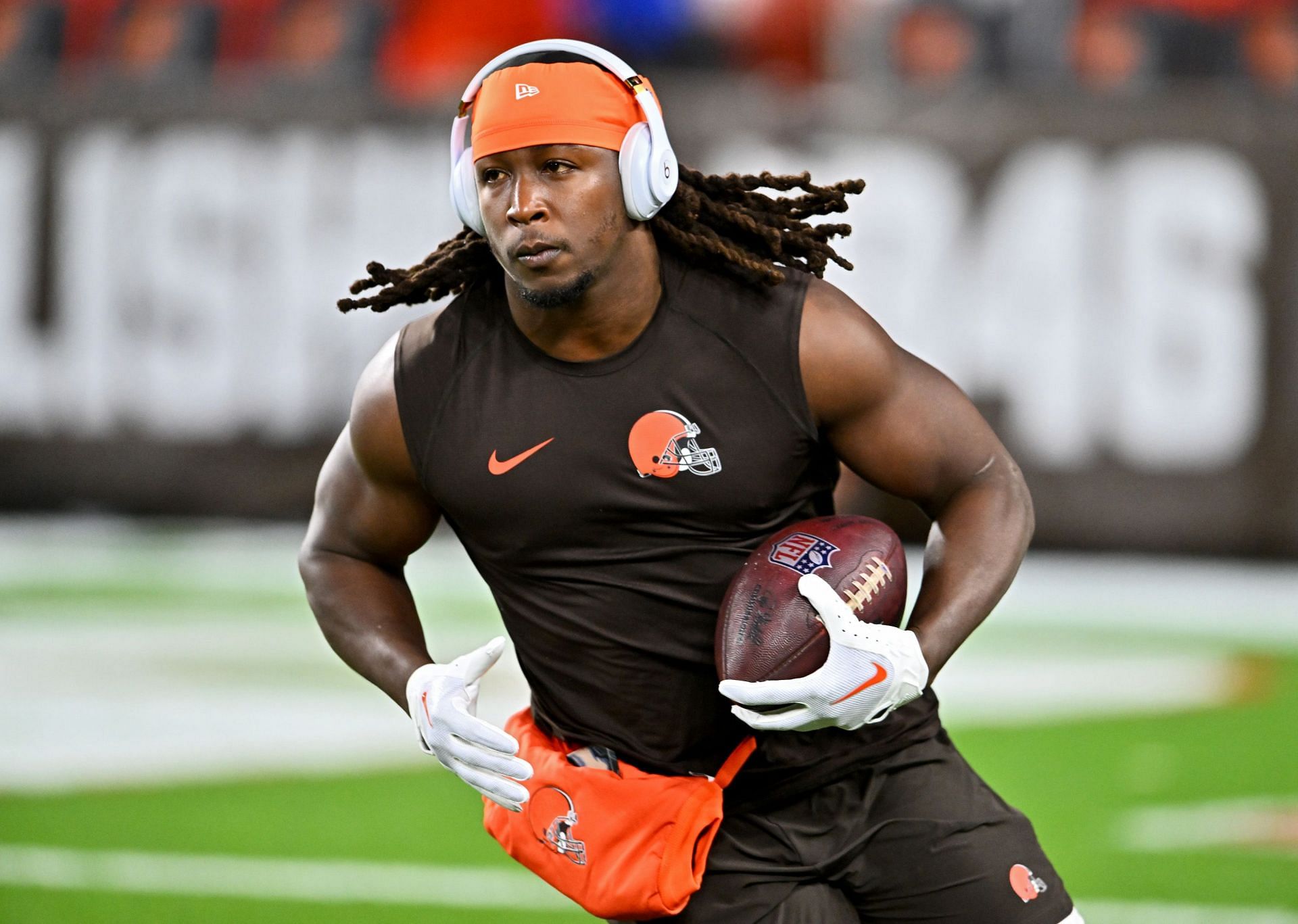 Cleveland Browns RB Kareem Hunt Remains Focused Despite