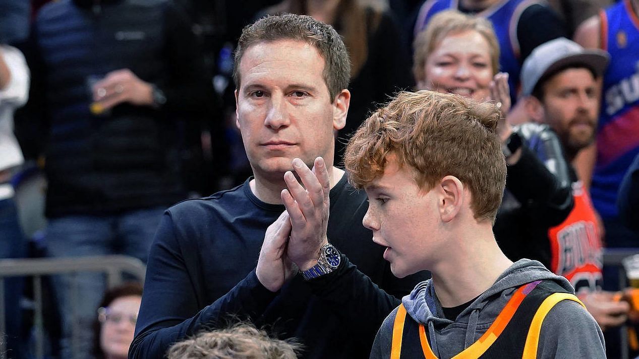 Phoenix Suns owner Mat Ishbia attending a Suns game