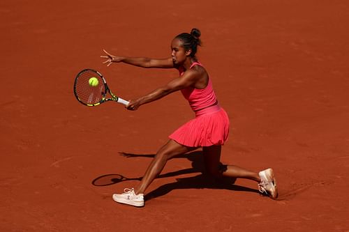 Leylah Fernandez at the 2023 French Open