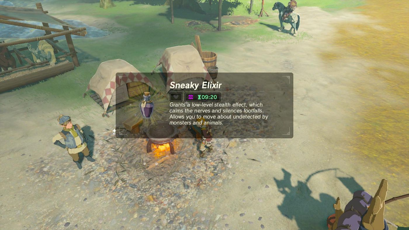 Some items make elixirs (Image via Nintendo)