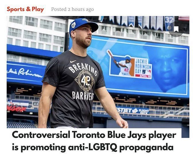 Blue Jays release reliever Anthony Bass in wake of anti-LGBTQ+ post