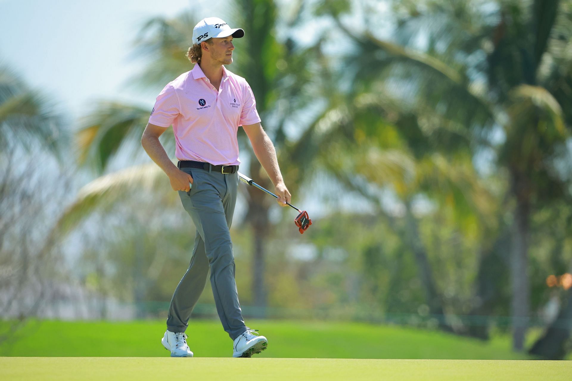 Austin Smotherman at the 2023 Mexico Open at Vidanta. He finished T5 there. (Image via Getty)