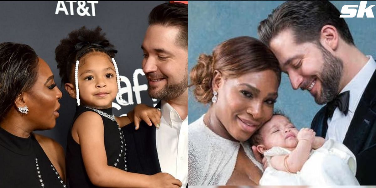 Serena Williams, Alexis Ohanian and their daughter Olympia Ohanian