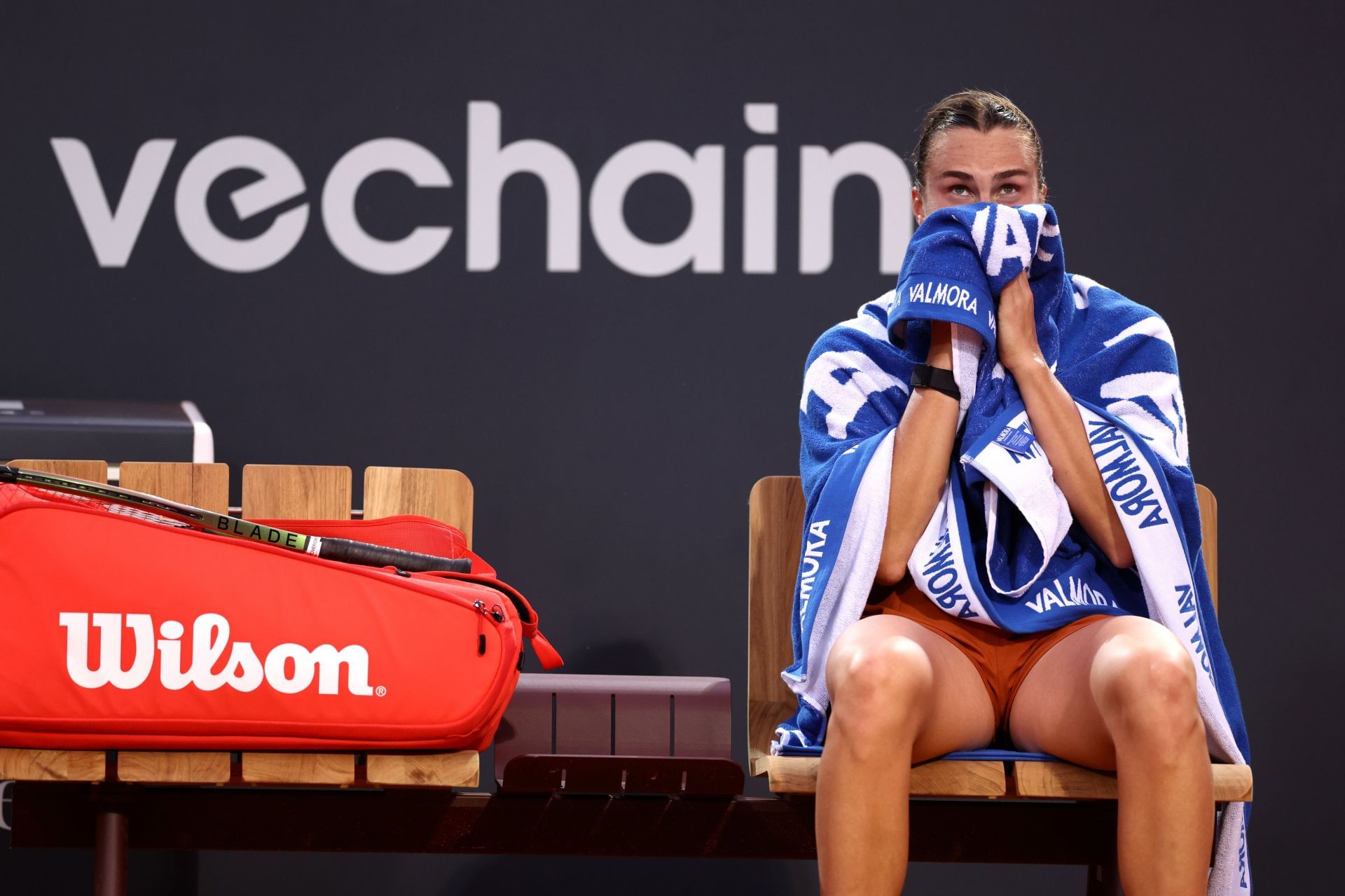 Aryna Sabalenka pictured at the Internazionali BNL D&#039;Italia 2023 - Day Four.