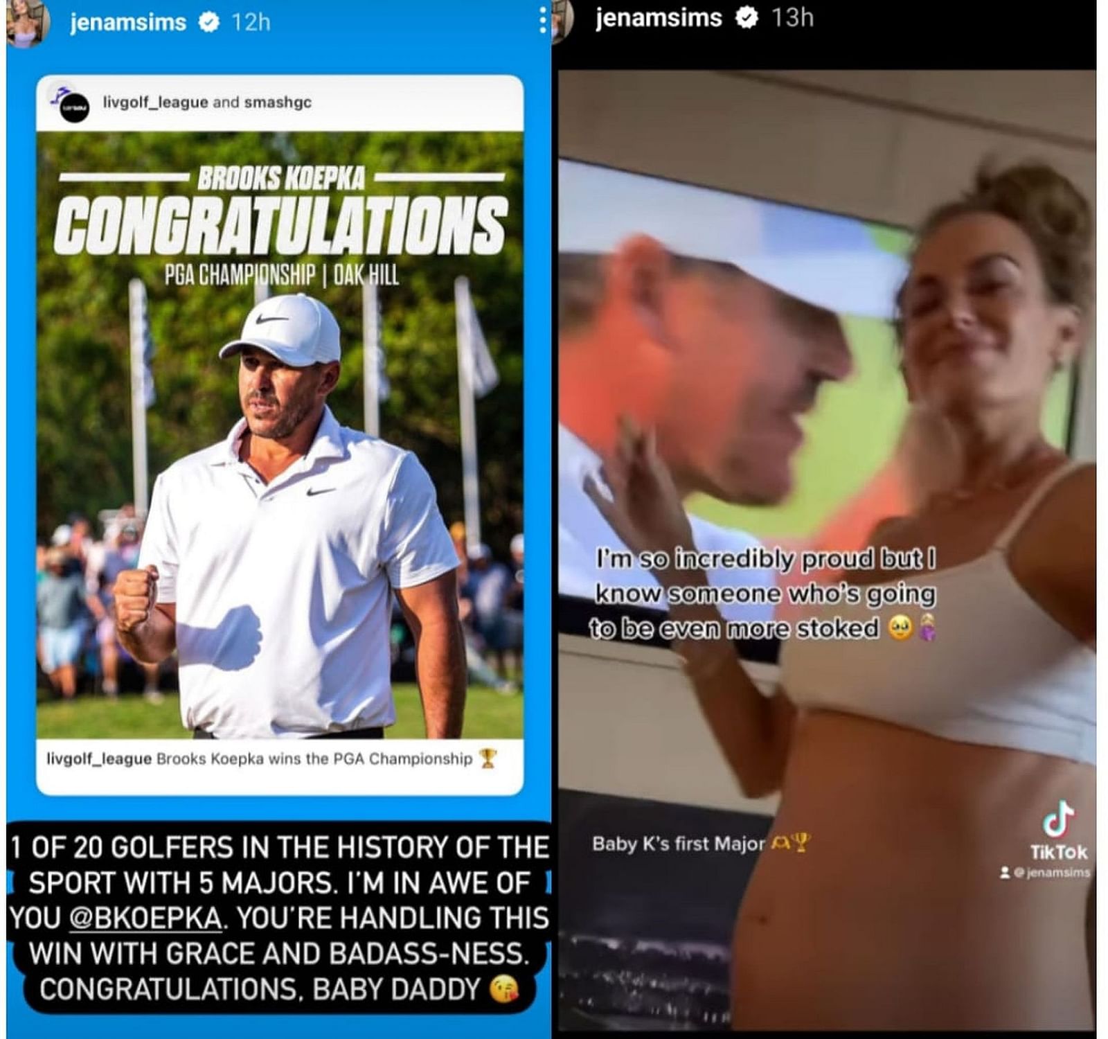 Watch Jena Sims Shares A Hilarious Tiktok Explaining Why She Wasnt At Oak Hill During Husband
