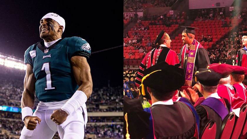 Eagles QB Jalen Hurts Earns His Master's Degree