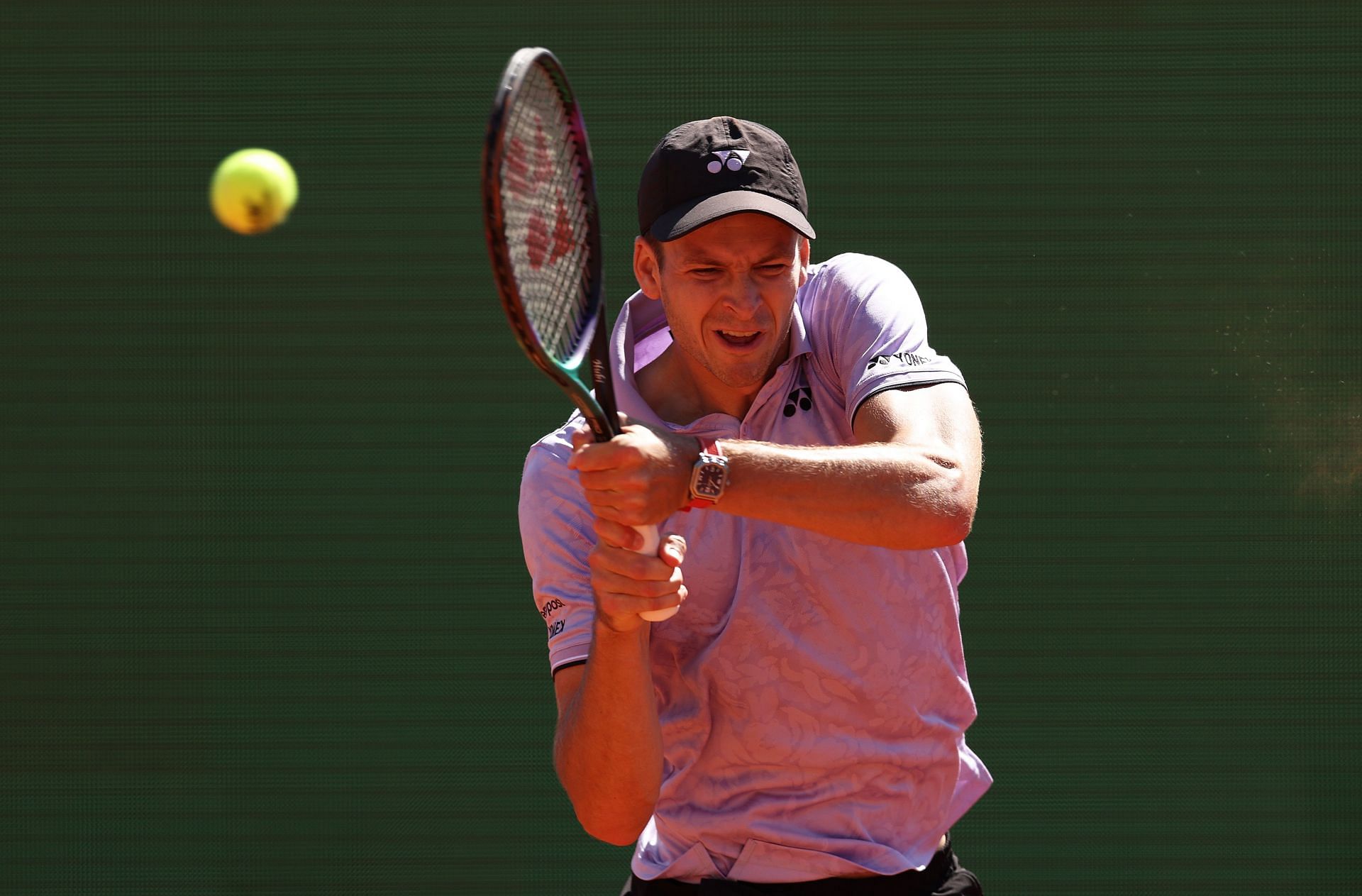 Hurkacz at the 2023 Monte-Carlo Masters.