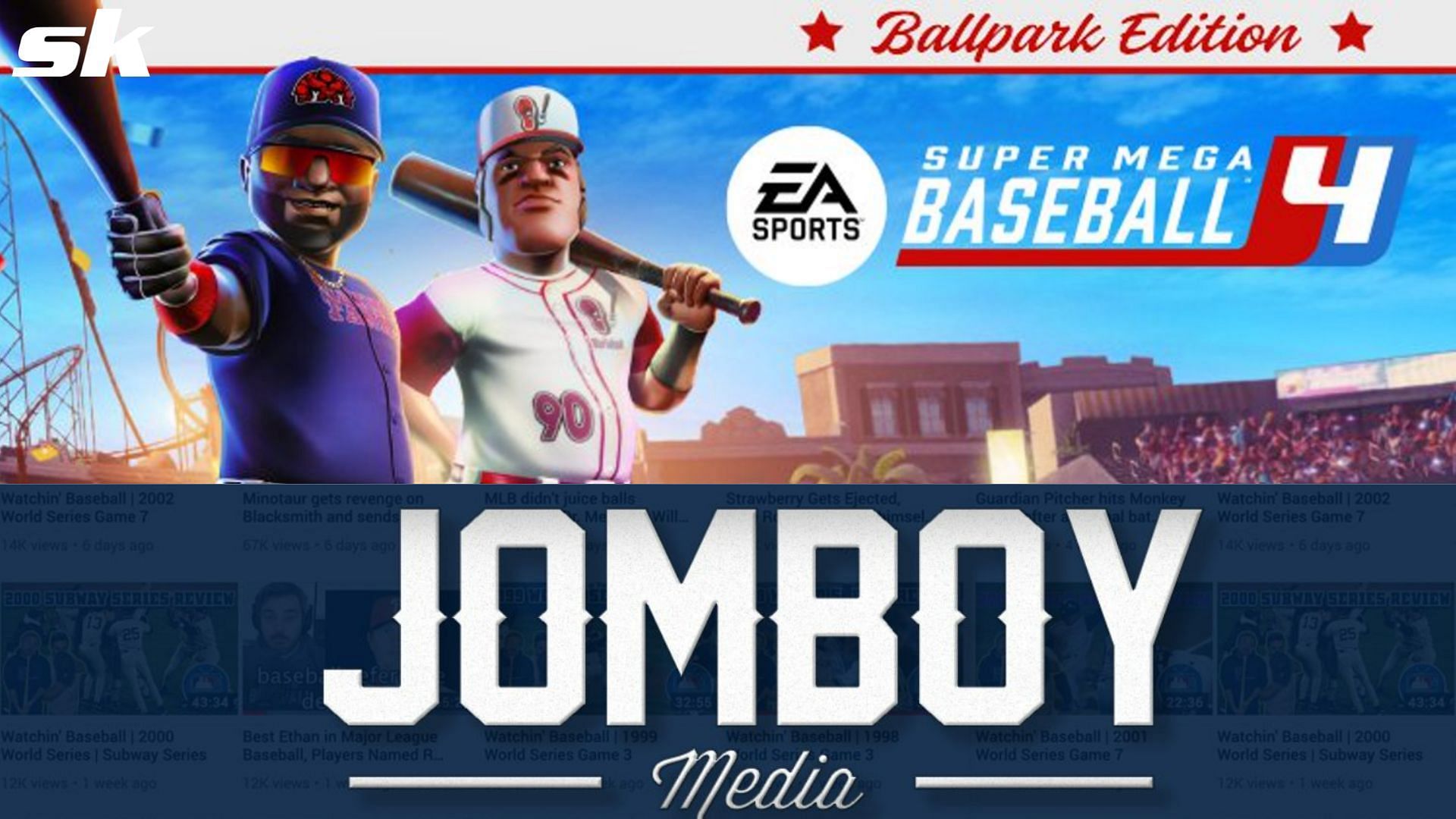 Jomboy Media and Super Mega Baseball 4 Twitter