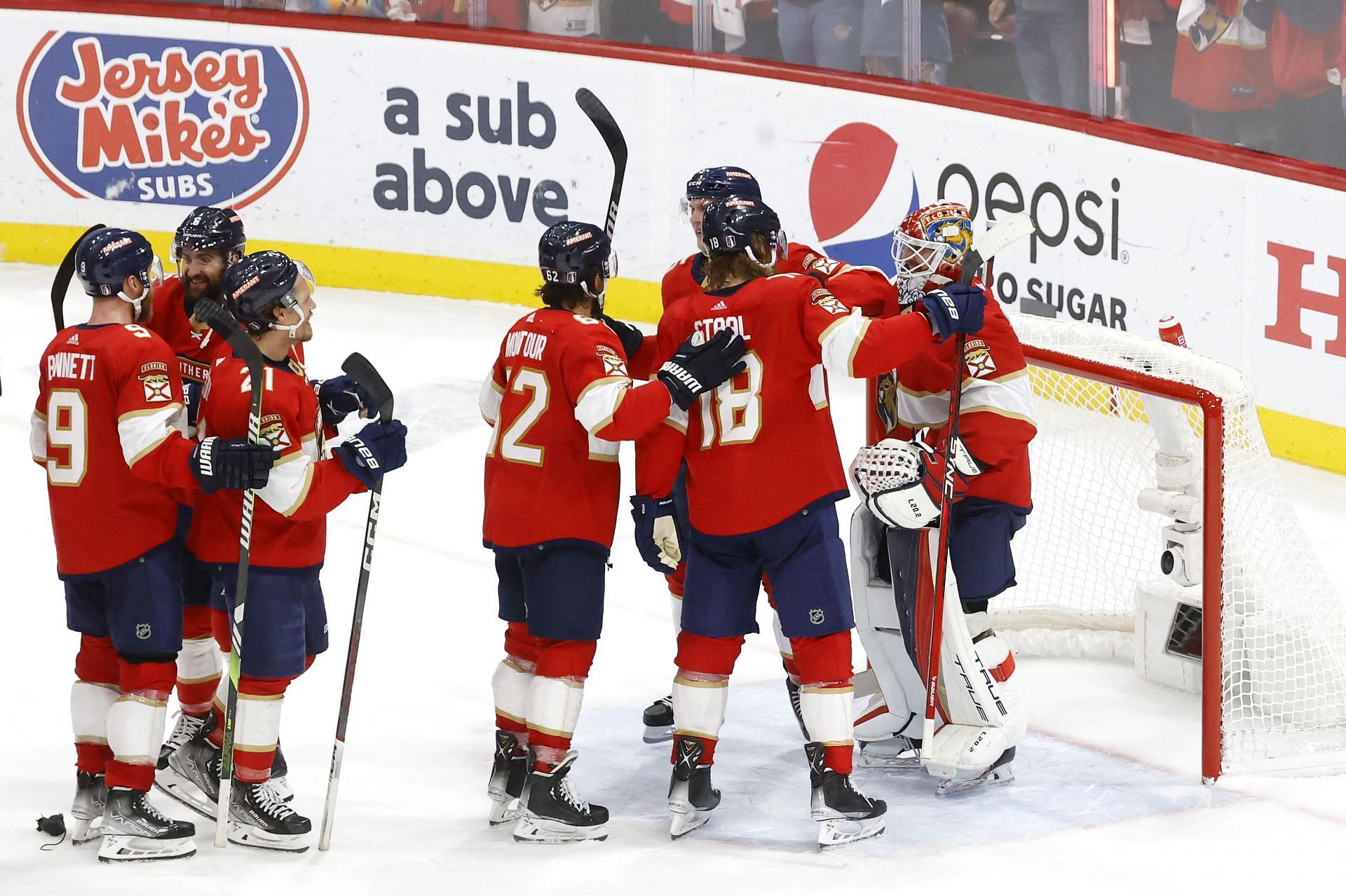 Watch Florida Panthers' Marc Staal gifts the celebratory puck to