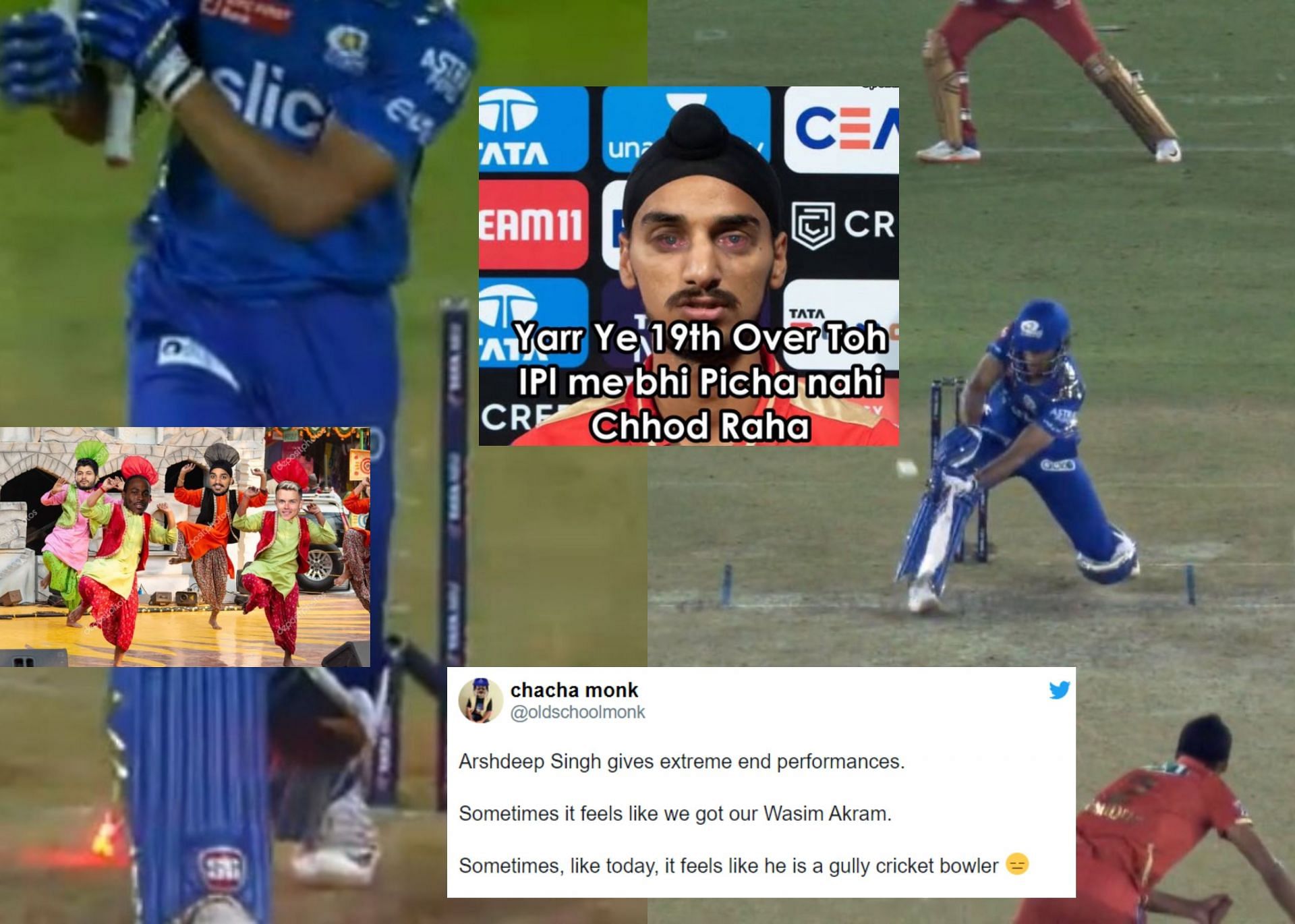 Fans troll Arshdeep Singh for poor performance vs MI. 