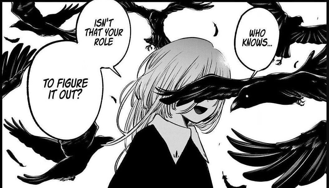 The Crow Girl from Oshi no Ko manga. (Image via Shueisha)