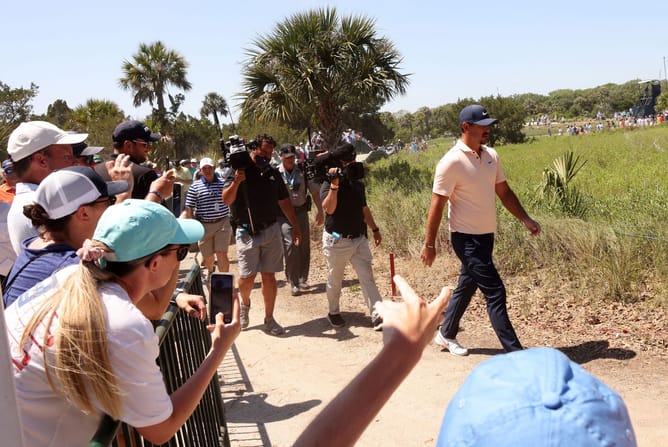"I didn't hear any good chirps, nothing creative” - Brooks Koepka on golf fans shouting during the tournaments