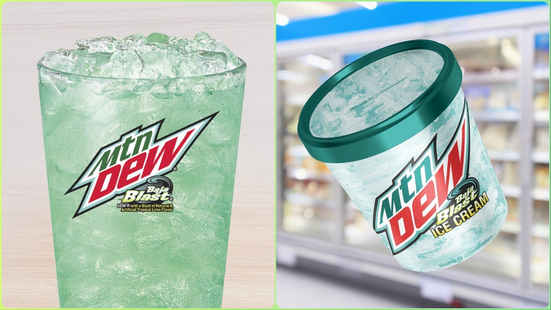 "100% Pass": Mountain Dew Baja Blast Ice Cream Flavor Leaves Internet ...