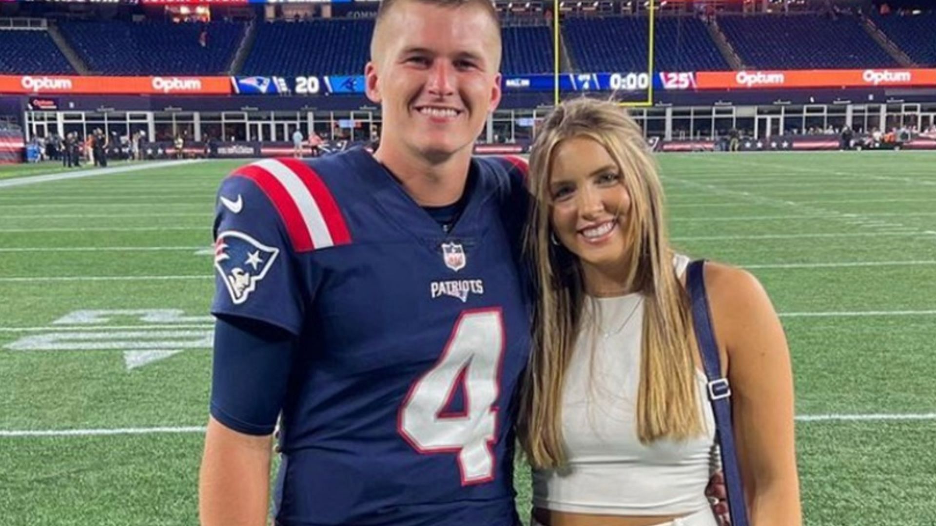 Patriots QB Bailey Zappe gets engaged to girlfriend Hannah Lewis