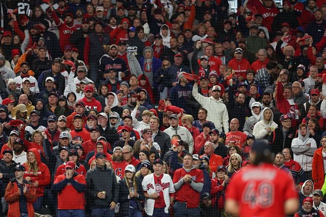 MLB fans rip Cleveland Guardians spectator after he hit a woman in the stands: “Stay classy Cleveland”