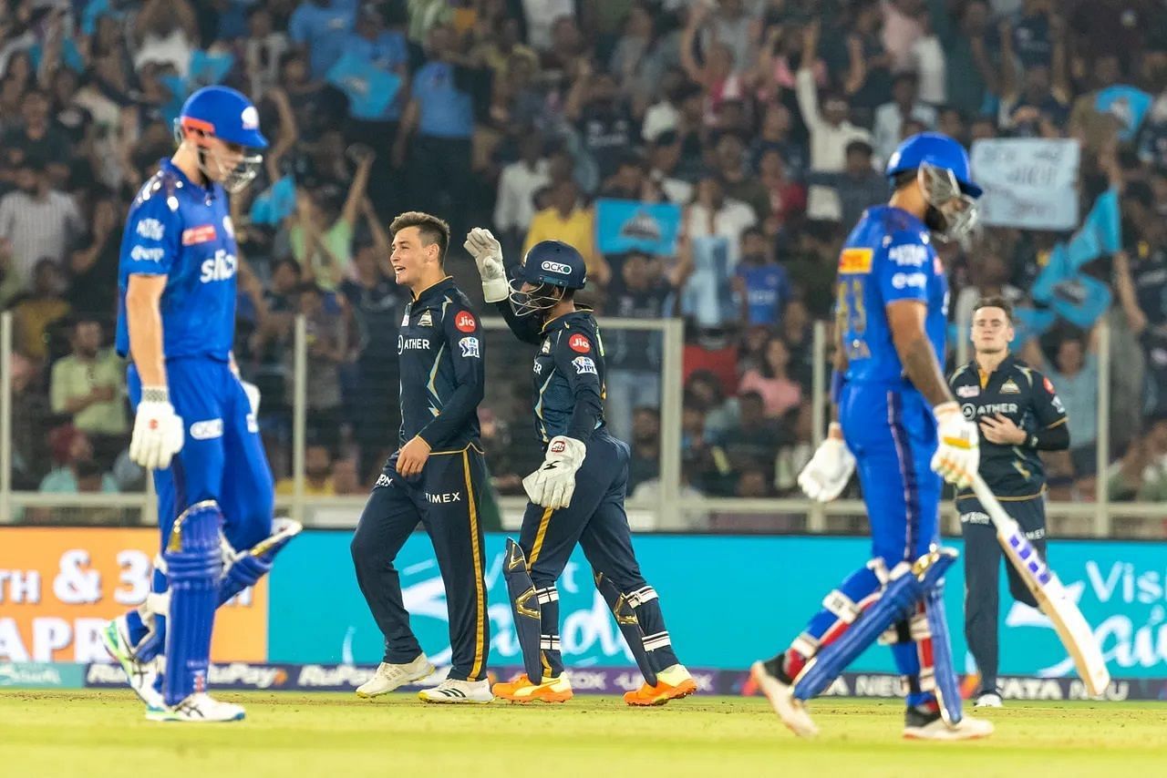 The Mumbai Indians suffered a 55-run defeat in the away game against the Gujarat Titans. [P/C: iplt20.com]