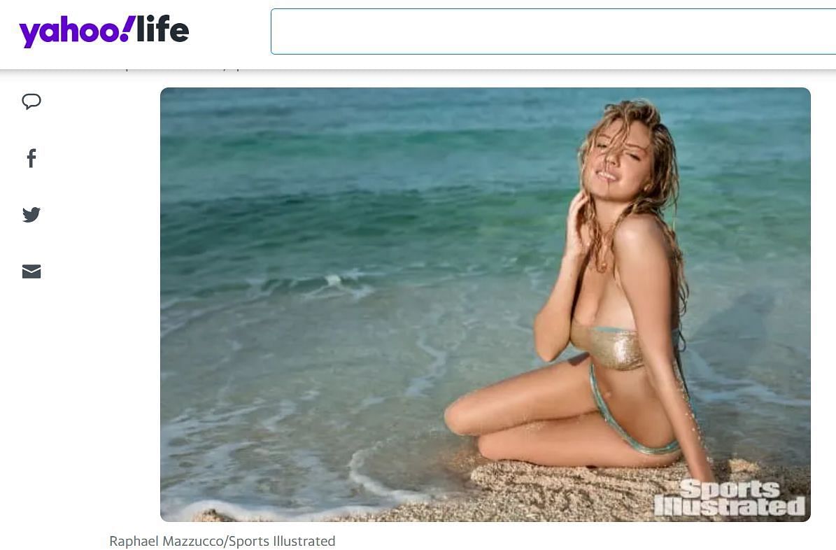 Kate Upton latest SI Photoshoot. Picture Credit: Yahoo!Life/Sports Illustrated