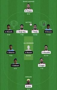 AJM vs EMB Dream11 Prediction Team, Grand League