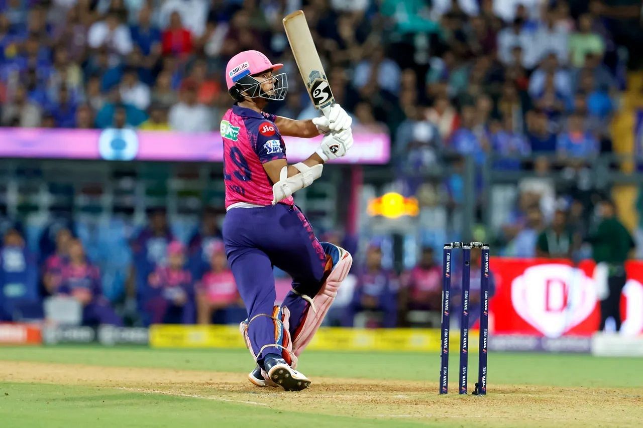 Yashasvi Jaiswal struck 16 fours and eight sixes during his innings. [P/C: iplt20.com]