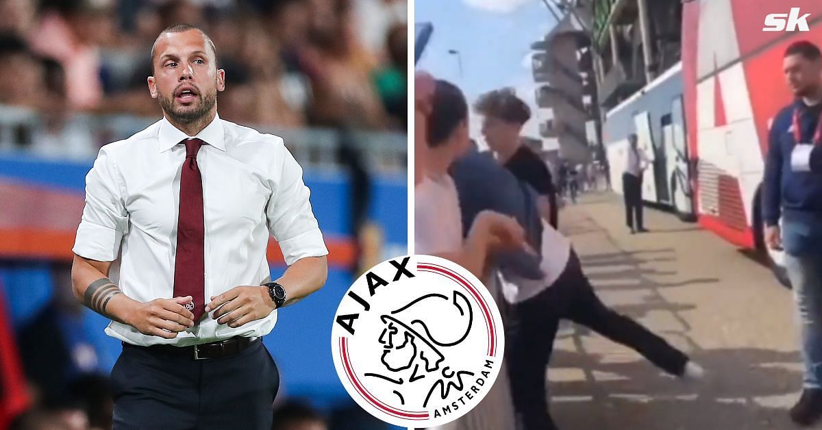 Ajax star Steven Berghuis punched a fan after the team