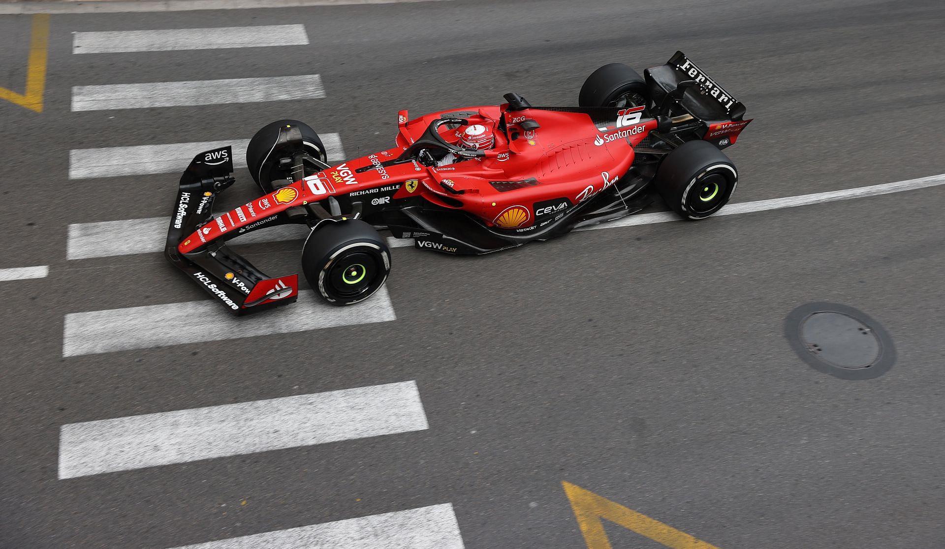 Charles Leclerc F1 Grand Prix of Monaco