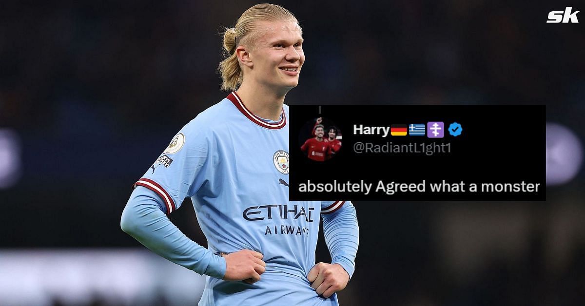 Fans react as Manchester City star Erling Haaland makes Premier League history with awards double