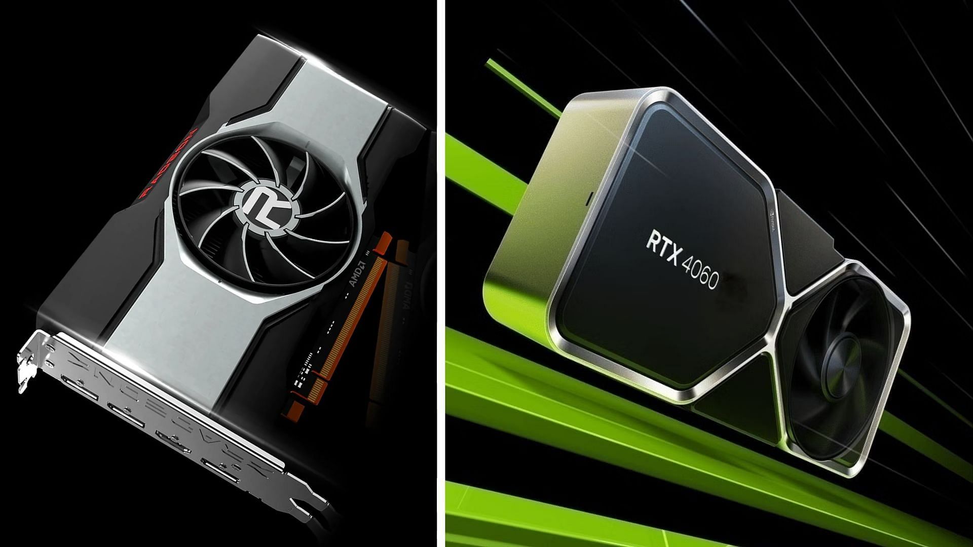 The RTX 4060 and the RX 6650 XT can be tough to choose between (Image via Nvidia and AMD)