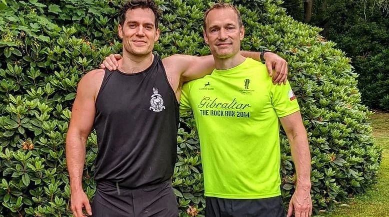 Henry Cavill — HENRY CAVILL, with his mother and brothers SIMON