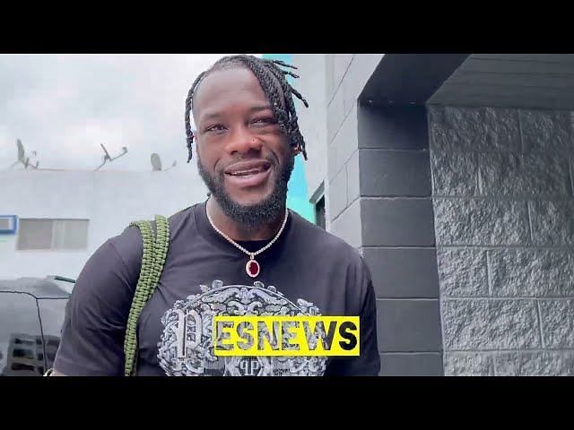 Deontay Wilder downplays potential fight against "afraid" Oleksandr Usyk