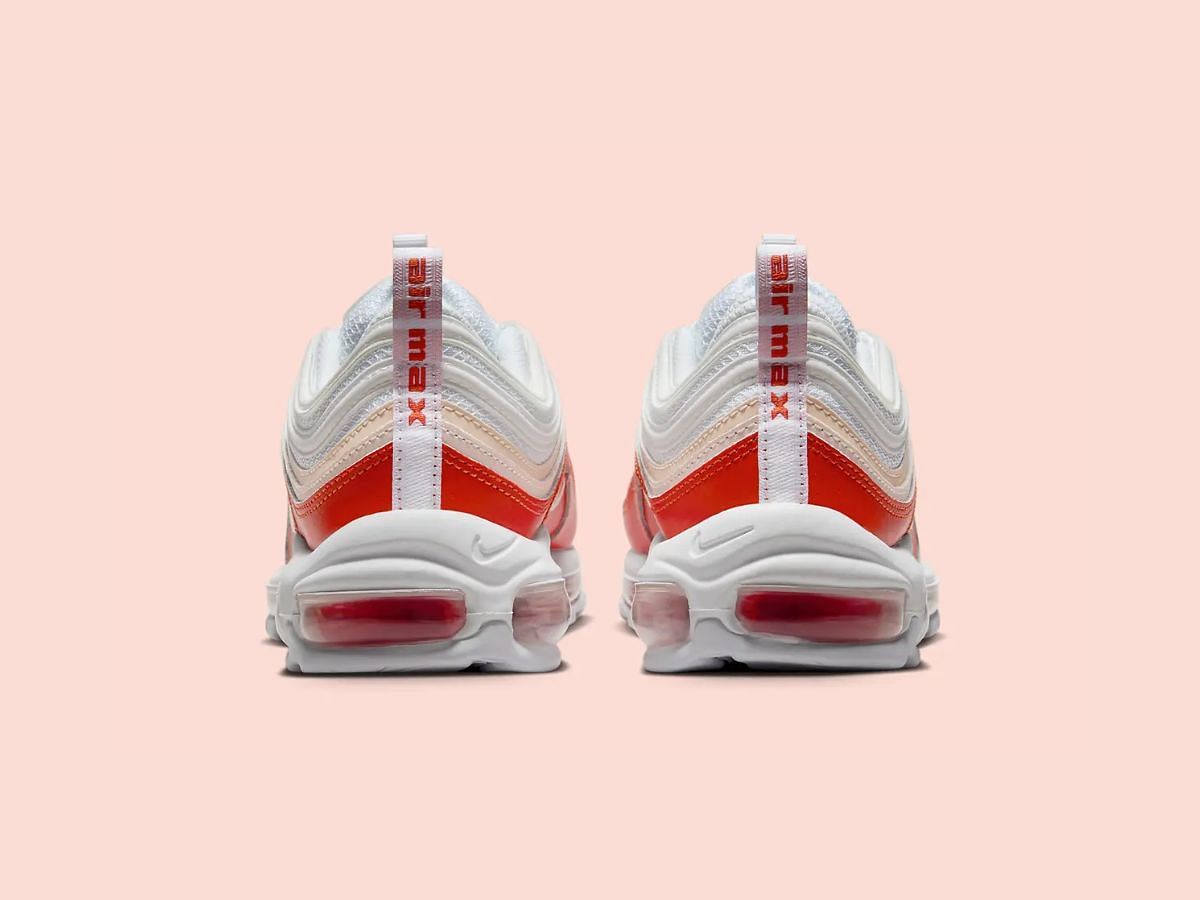 Here&#039;s a look at the heel counters of these Nike Air Max 97 shoes (Image via Nike)