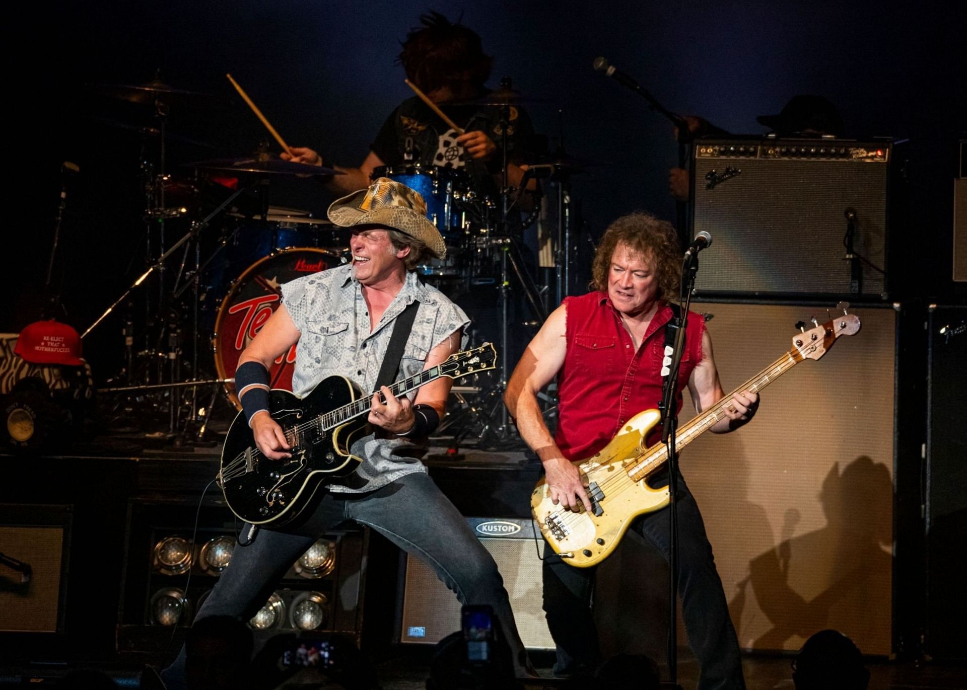 Ted Nugent performs at DTE Energy Music Theater on August 31, 2019 in Clarkston, Michigan. (Image via Getty Images)