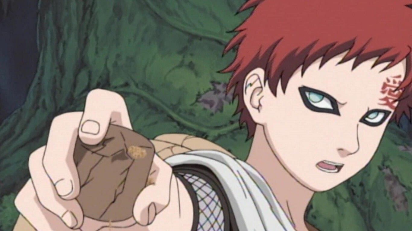 Early Gaara was one of the most menacing Naruto villains (Image via Studio Pierrot)