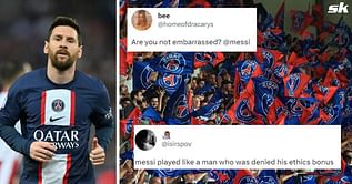 “He's done with that s**t club,” “Are you not embarrassed?” – Fans react furiously as Lionel Messi fails to shine in 5-0 PSG win over Ajaccio
