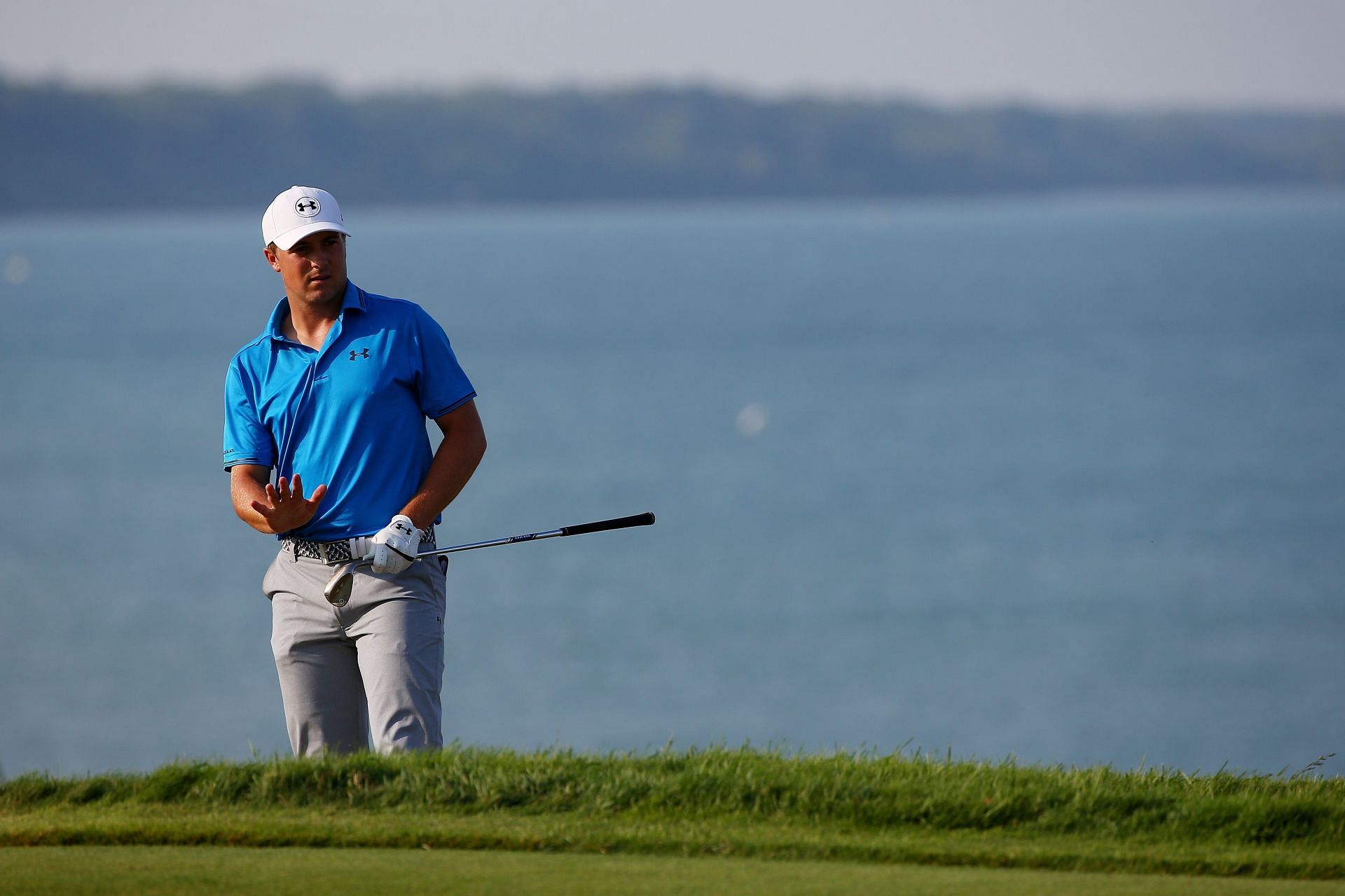 Jordan Spieth during the 2015 PGA Championship