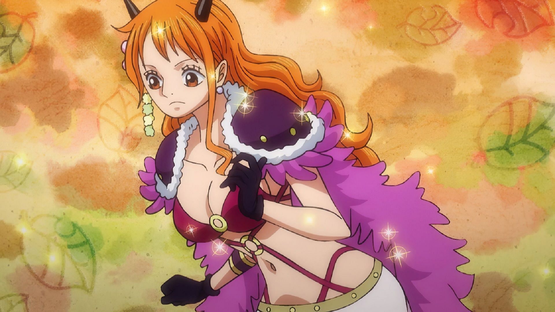 Nami in her initial Onigashima outfit (Image via Toei Animation, One Piece)
