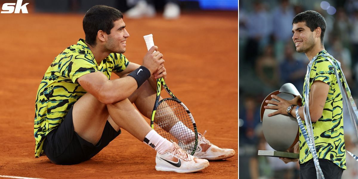 Carlos Alcaraz defended his title in front of a jubilant home crowd in Madrid