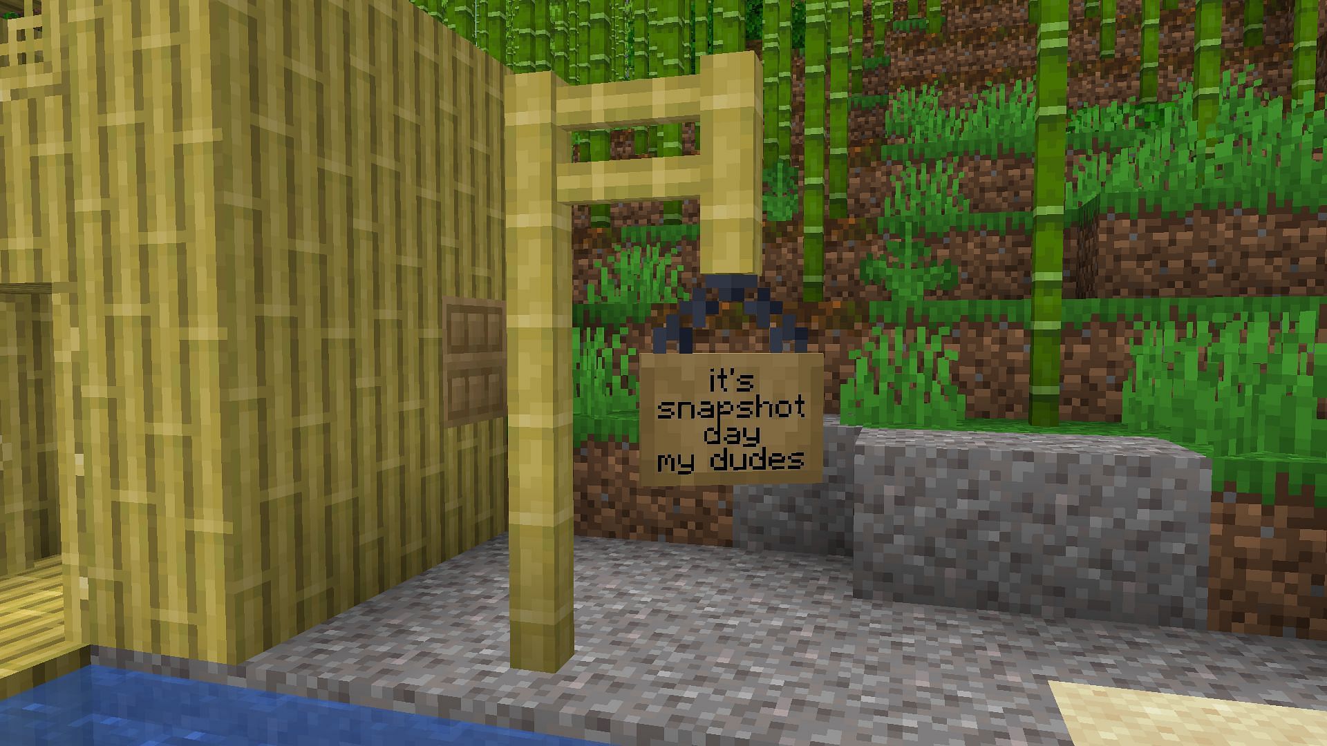 Signs and hanging signs can now be edited in Minecraft 1.20 update (Image via Mojang)