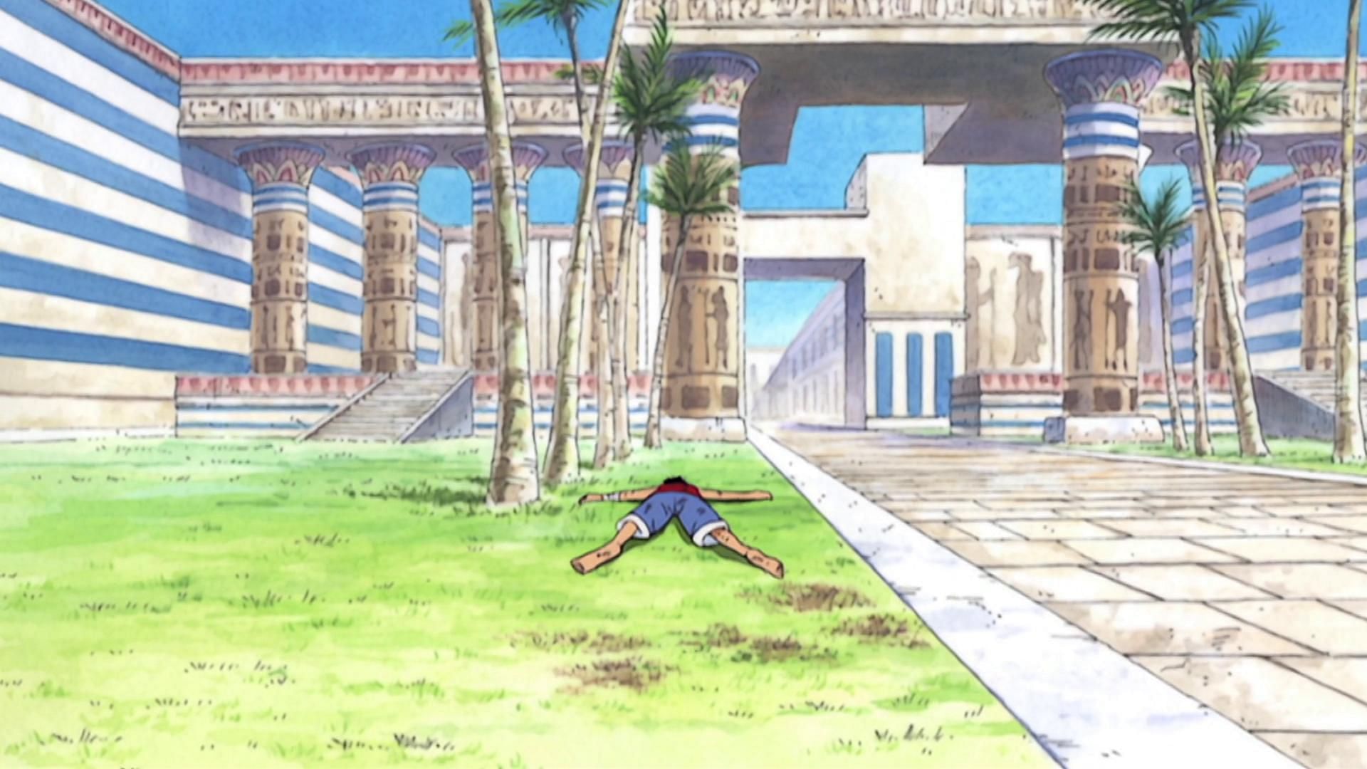 The Tomb of Kings in Arabasta (Image via Toei Animation, One Piece)