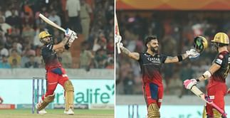[Watch] Virat Kohli reaches his hundred with a classic six over deep mid-wicket vs SRH