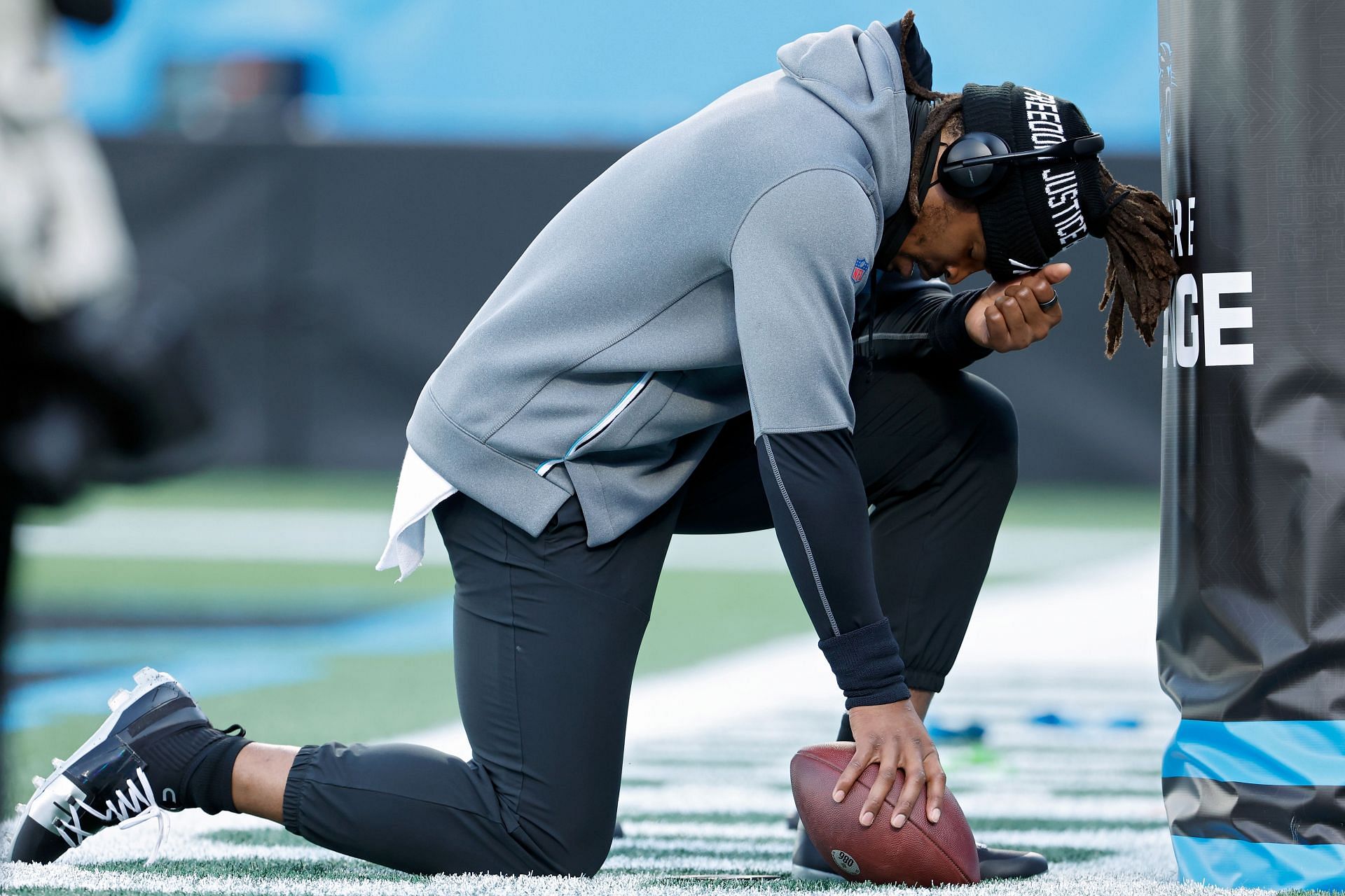 Cam Newton at Tampa Bay Buccaneers v Carolina Panthers